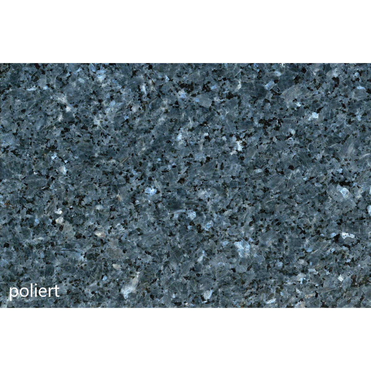 Labrador Blue Pearl poliert - Granit