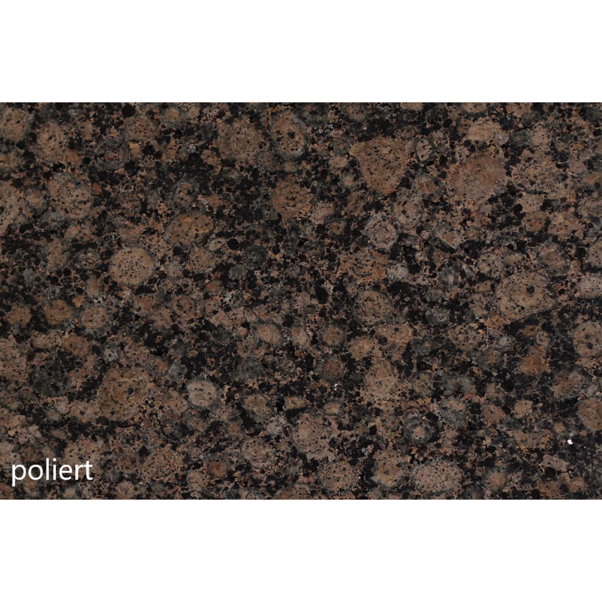 Baltic Brown poliert - Granit