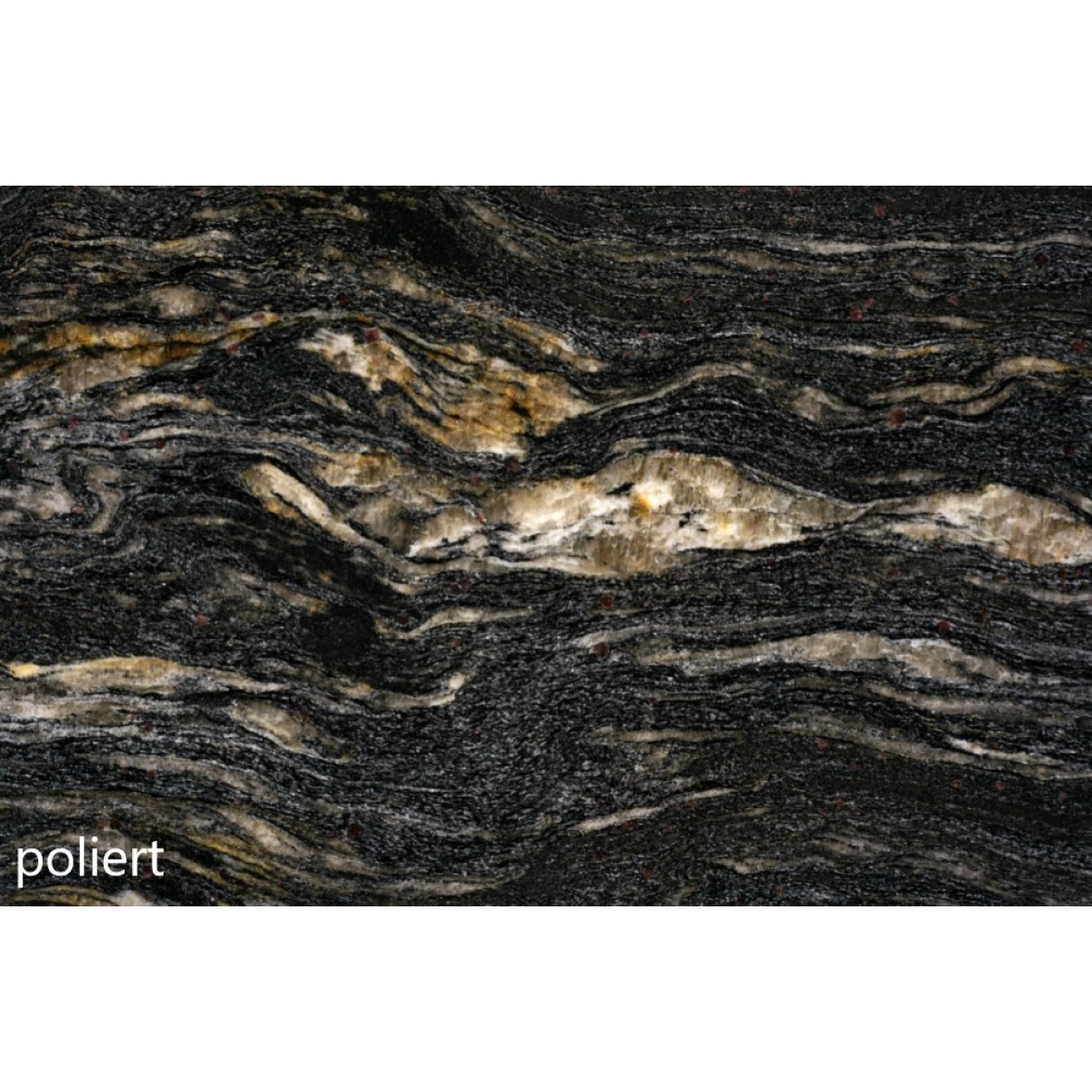 Black Cosmic poliert - Granit